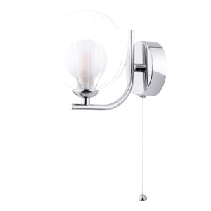 Ambient Wall Lighting Dar Cradle Lamp, Clear, Opal Glass