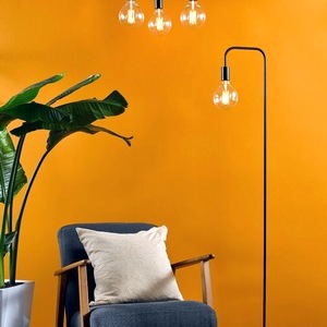 Classic Floor Lamp Dar Dena Matt Black