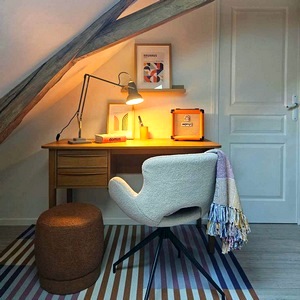 Aluminium Shade Anglepoise Original  Brass Desk Lamp, EleGrey