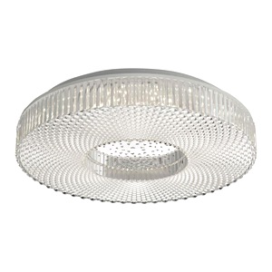 Acrylic Dar Cimona Small Flush Ceiling Light