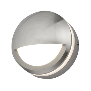 Aluminium Dar Akos Outdoor Wall Light, White